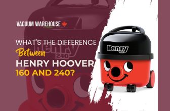 Wat is het verschil tussen Henry Hoover 160 en 240?